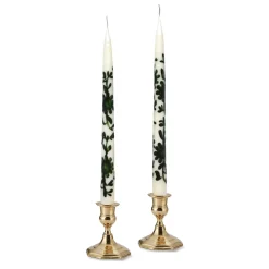 Chefanie Green Chinoiserie Painted Tapers (2)| Candles