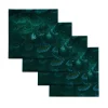 Chefanie Green Marble Napkins (4)| Dinner Napkins