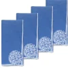 Chefanie Hydrangea Linen Dinner Napkins (4)| Dinner Napkins
