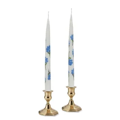 Chefanie Hydrangea Painted Tapers (2)| Candles