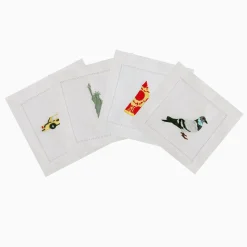 Chefanie I❤️NY Cocktail Napkins (4)| Cocktail Napkins