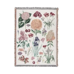 Chefanie Knitted Flower Blanket| Furniture|Blankets