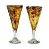 Chefanie Leopard Flutes (2)| Glassware