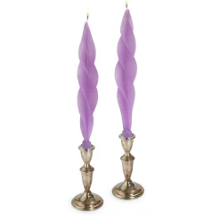 Chefanie Lilac Feather Candles (2)| Candles