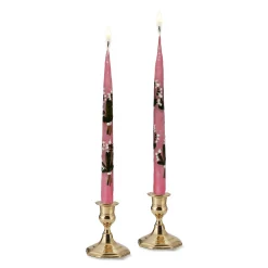 Chefanie Lily of the Valley Painted Tapers (2)| Candles