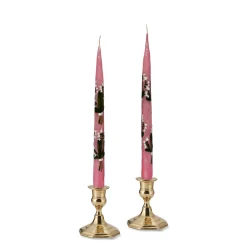 Chefanie Lily of the Valley Painted Tapers (2)| Candles