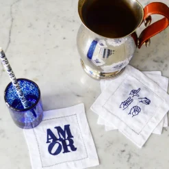 Chefanie LOVE Cocktail Napkins (4)| Cocktail Napkins