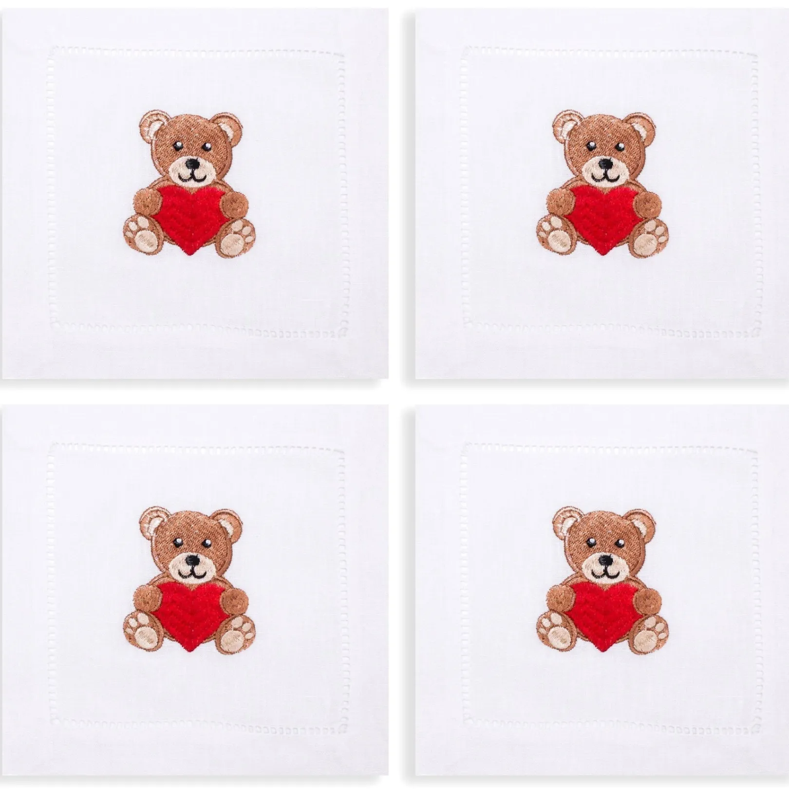Chefanie Lover Bear Cocktail Napkins (4)| Cocktail Napkins