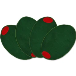 Chefanie Martini Olive Cocktail Napkins (4)| Cocktail Napkins