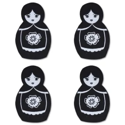 Chefanie Matryoshka Cocktail Napkins (4)| Cocktail Napkins