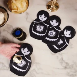 Chefanie Matryoshka Cocktail Napkins (4)| Cocktail Napkins