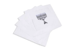 Chefanie Menorah Cocktail Napkins (4)| Cocktail Napkins