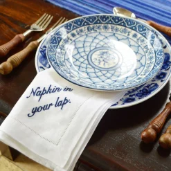 Chefanie Miss Manners Dinner Napkins (4)| Dinner Napkins
