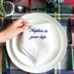 Chefanie Miss Manners Dinner Napkins (4)| Dinner Napkins