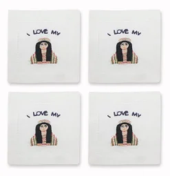 Chefanie Mummy Cocktail Napkins (4)| Cocktail Napkins