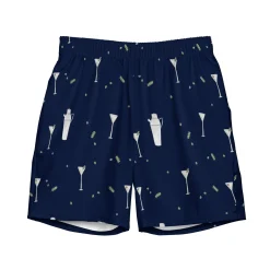 Chefanie Navy Martini Swim Trunks| Garments