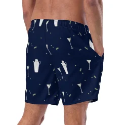 Chefanie Navy Martini Swim Trunks| Garments