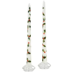 Chefanie NEW Holly Tapers (2)| Candles