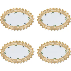 Chefanie Oval Danica Cocktail Napkins (4)| Cocktail Napkins