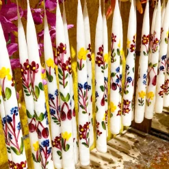 Chefanie Painted Fall Fruit Tapers (2)| Candles