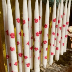 Chefanie Painted Kiss Tapers (2)| Candles