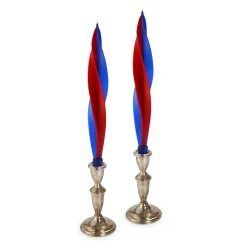 Chefanie Patriotic Feather Candles (2)| Candles