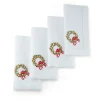 Chefanie Pearl Wreath Dinner Napkins (4)| Dinner Napkins