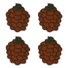 Chefanie Pinecone Cocktail Napkins (4)| Cocktail Napkins