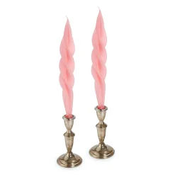 Chefanie Pink Feather Candles (2)| Candles