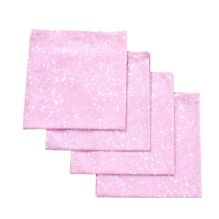 Chefanie Pink Splatter Napkins (4)| Dinner Napkins