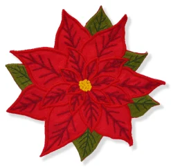 Chefanie Poinsettia Cocktail Napkins (4)| Cocktail Napkins