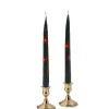 Chefanie Poinsettia Painted Tapers (2)| Candles