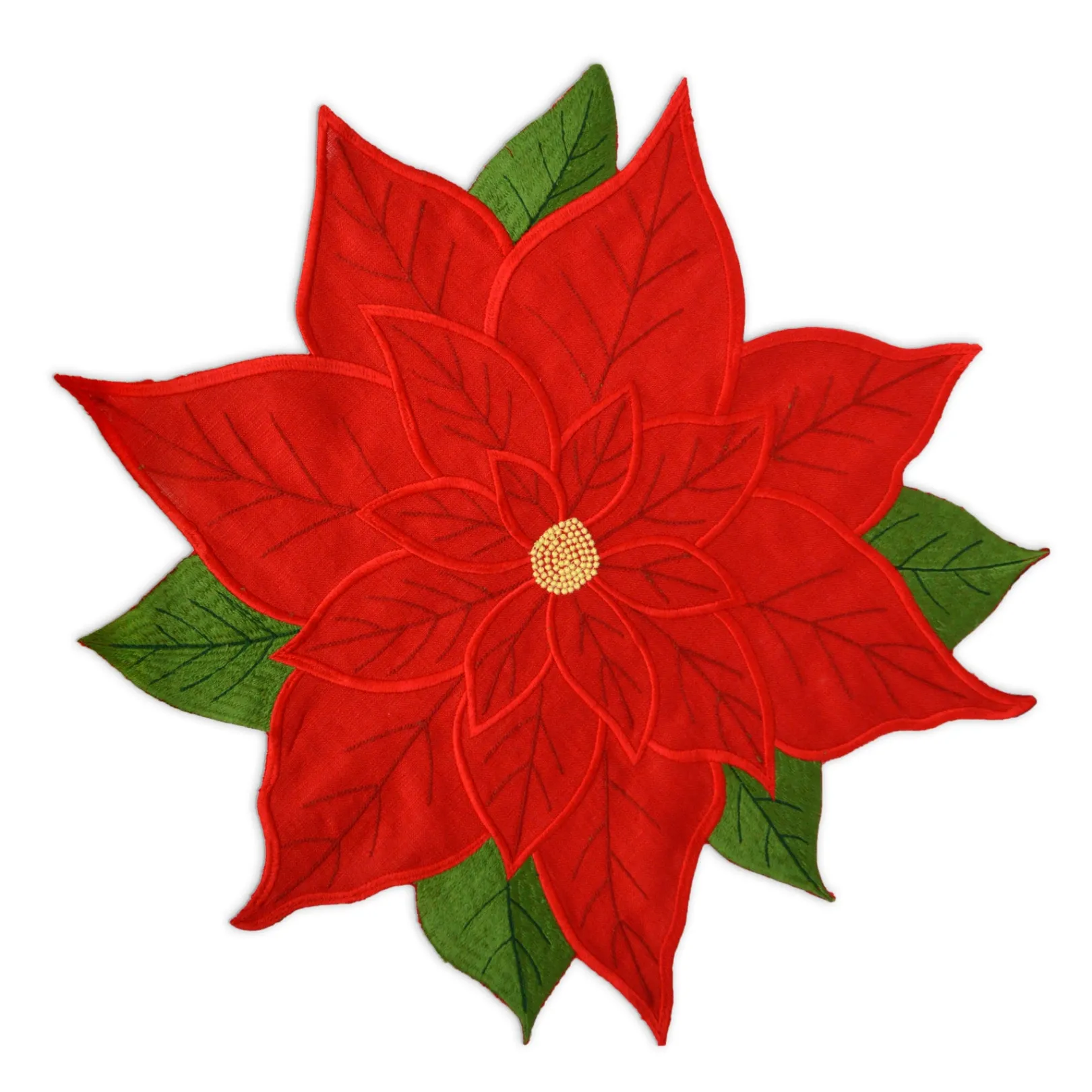 Chefanie Poinsettia Placemats (4)| Placemats