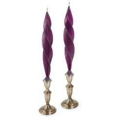 Chefanie Purple Feather Candles (2)| Candles