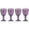Chefanie Purple Stem Glasses (4)| Glassware