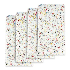 Chefanie Rainbow Splatter Napkins (4)| Dinner Napkins