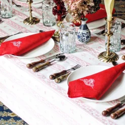 Chefanie Red Angel Dinner Napkins (4)| Dinner Napkins