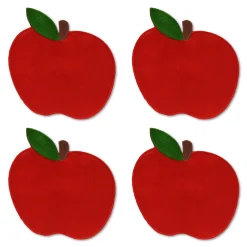 Chefanie Red Apple Cocktail Napkins (4)| Cocktail Napkins