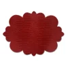 Chefanie Red Curly Embossed Placemat| Placemats