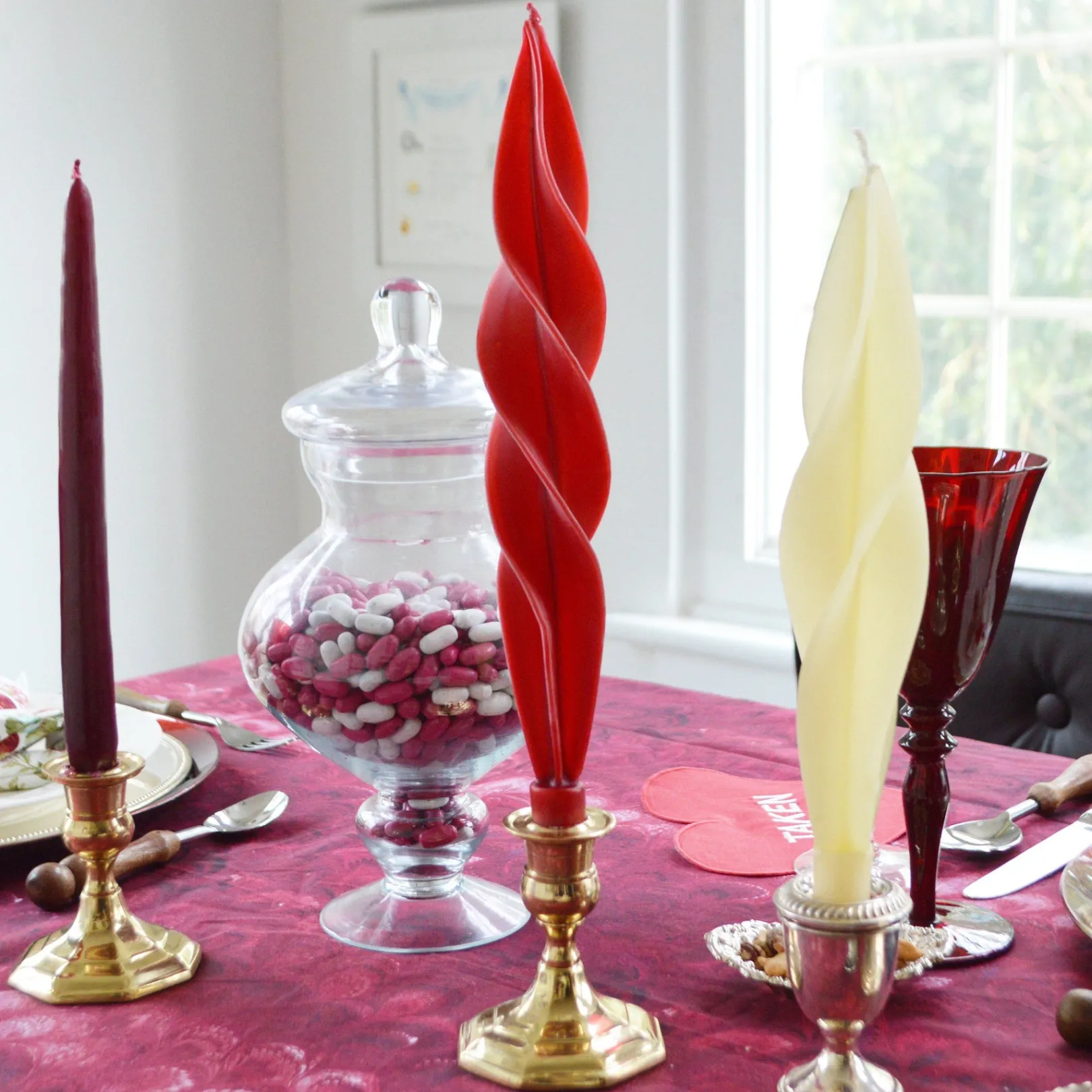 Chefanie Red Feather Candles (2)| Candles