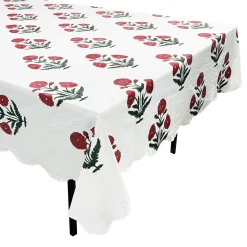 Chefanie Red Poppy Tablecloth| Tablecloths