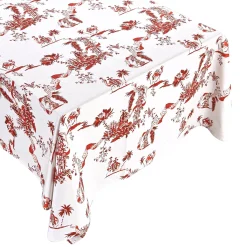Chefanie Red Toile Tablecloth| Tablecloths