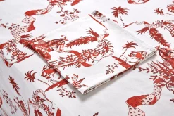 Chefanie Red Toile Tablecloth| Tablecloths