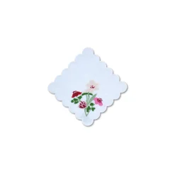 Chefanie Scalloped Flower Cocktail Napkins (4)| Cocktail Napkins