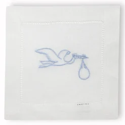 Chefanie Stork Cocktail Napkins (4)| Cocktail Napkins