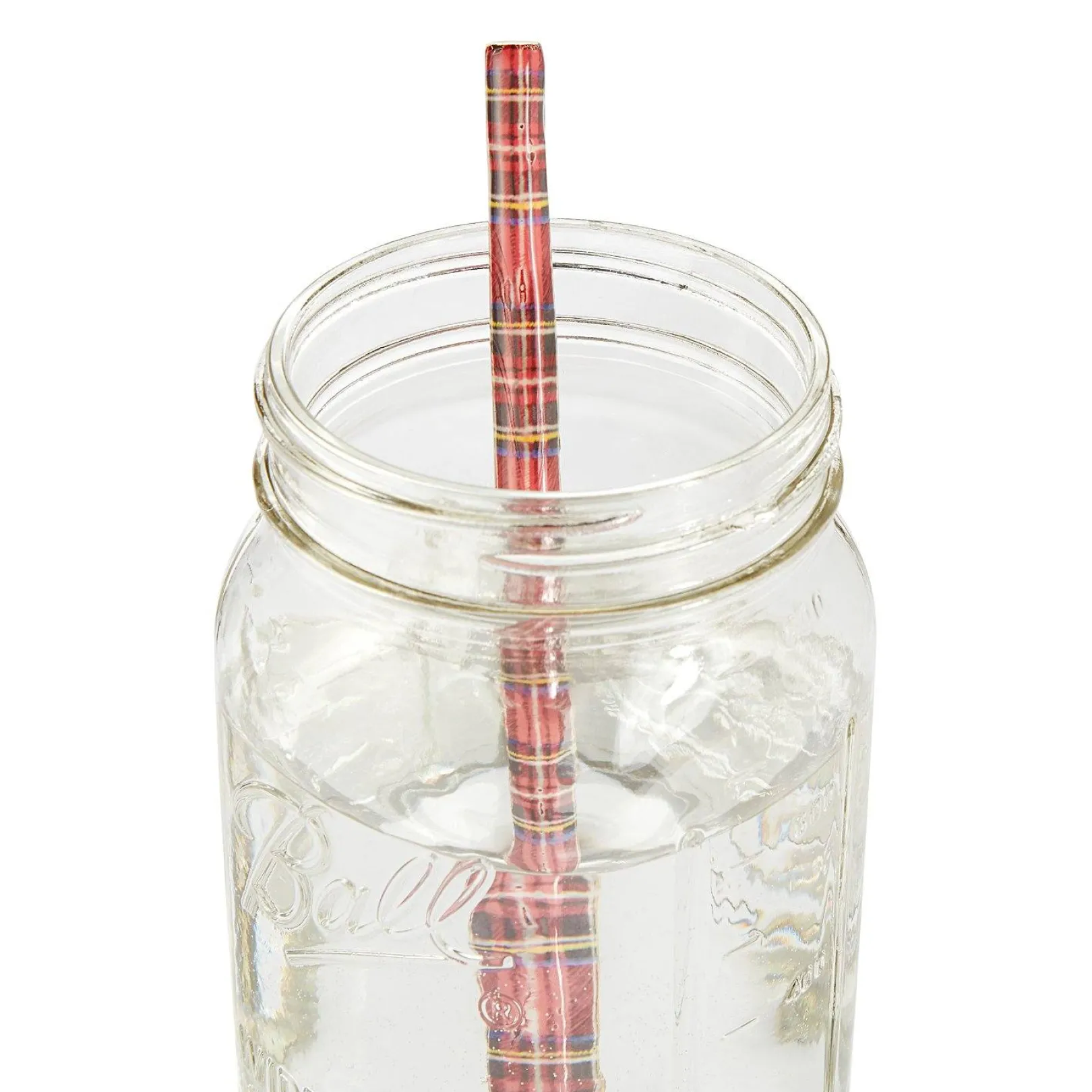 Chefanie Tartan Ceramic Straws (4)| Straws