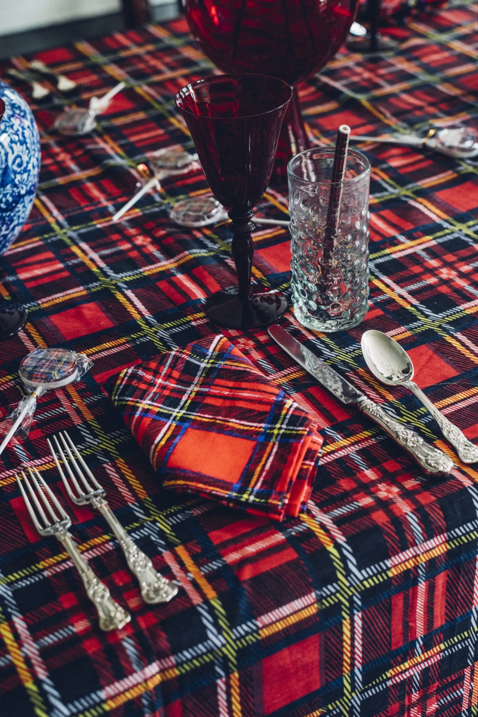 Chefanie Tartan Napkins (4)| Dinner Napkins
