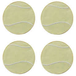 Chefanie Tennis Ball Cocktail Napkins (4)| Cocktail Napkins