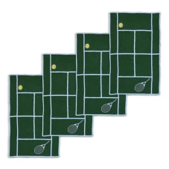 Chefanie Tennis Court Cocktail Napkins (4)| Cocktail Napkins