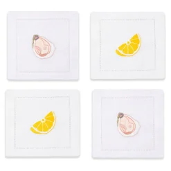 Chefanie The World is Your Oyster Cocktail Napkins (4)| Cocktail Napkins